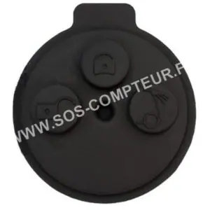 bouton de protection pour coque de clé plip Smart fortwo