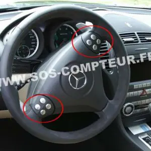 Réparation commande au volant Mercedes SLK